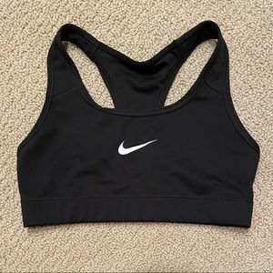 Black Nike Sport Bra, Size Small